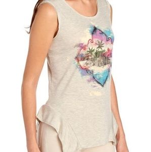 NWT JESSICA SIMPSON LINNIE GRAPHIC TANK SIZE S